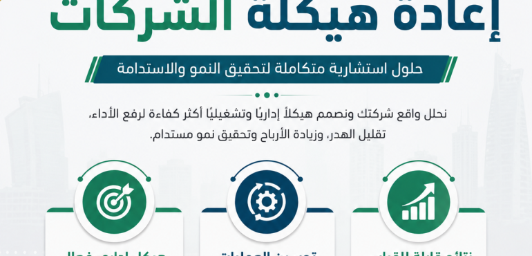 إعادة هيكلة الشركات